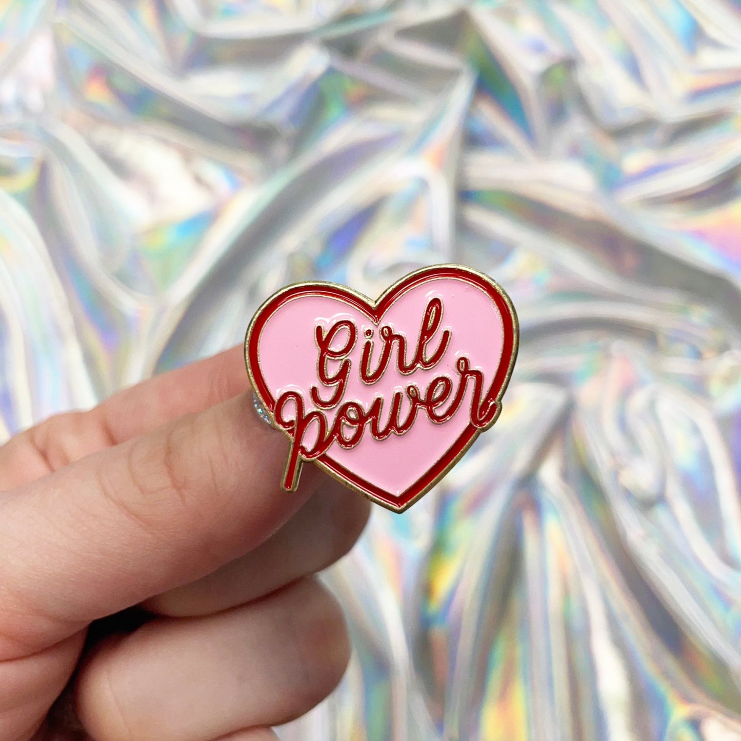 Girl Power Enamel Pin