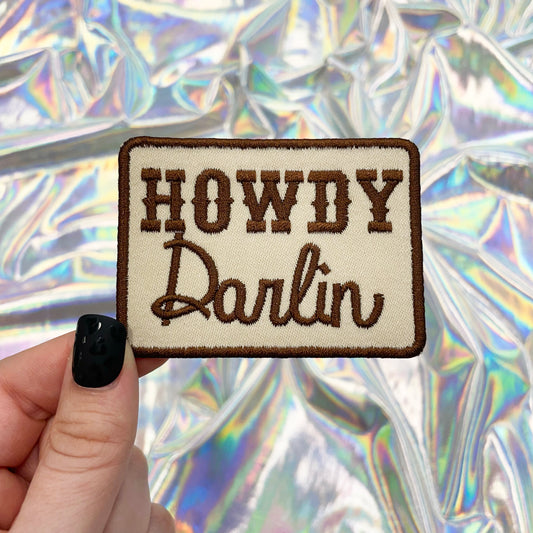 Howdy Darlin Brown Patch