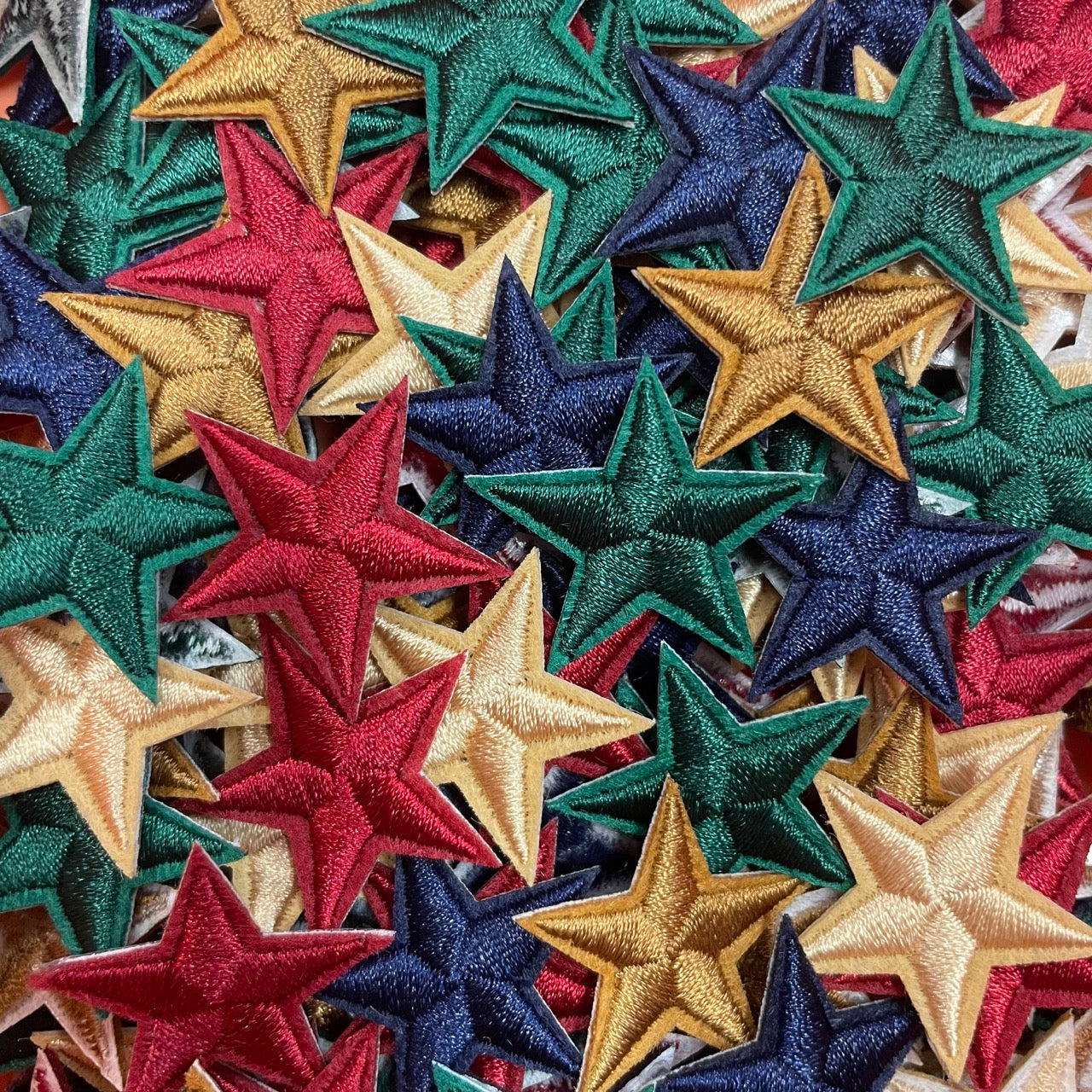 Mini Star Bundle - 50 Pieces Iron On Star Patches (Dark Jewel Tones Mi ...