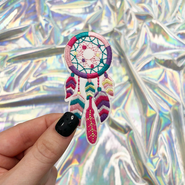 Dream Catcher Embroidered Patch Iron-On with Gems – The Crafty Engineer