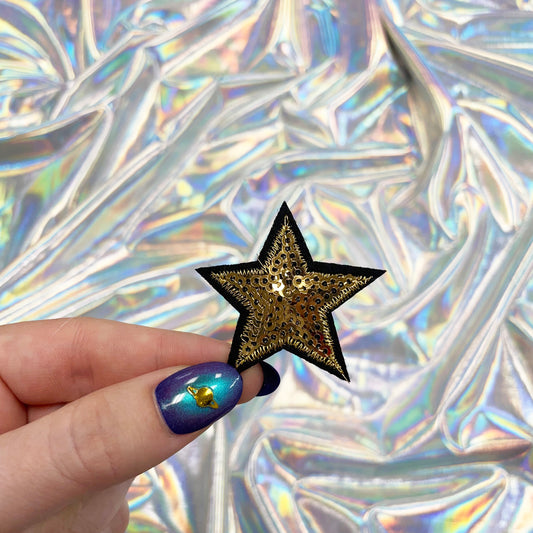 Sequin Star Patch - Small