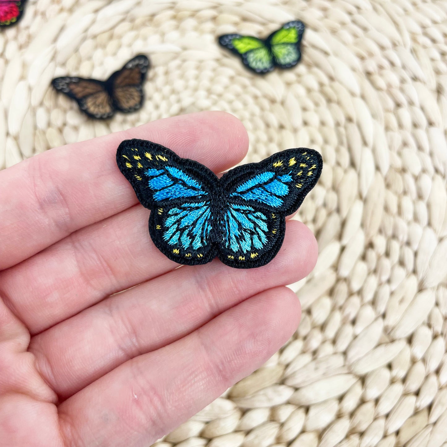 Iron-On Butterfly Patches - Multiple Sizes and Colors